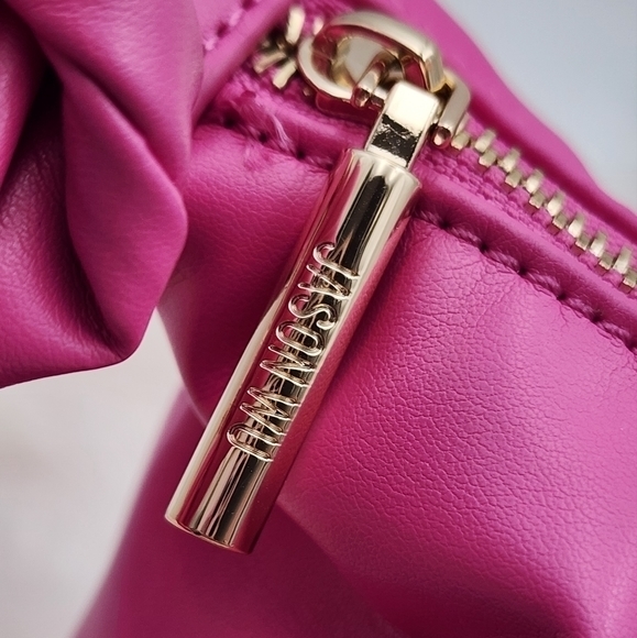 Jason Wu hot pink‎ vegan leather crossbody bag Braided leather handle NWT - Picture 3 of 11